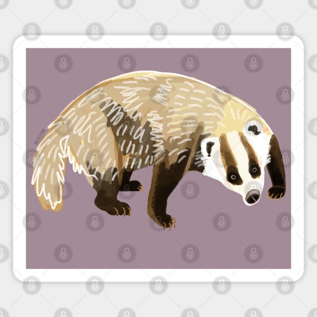 Anakuma the Japanese badger #3 Magnet by belettelepink